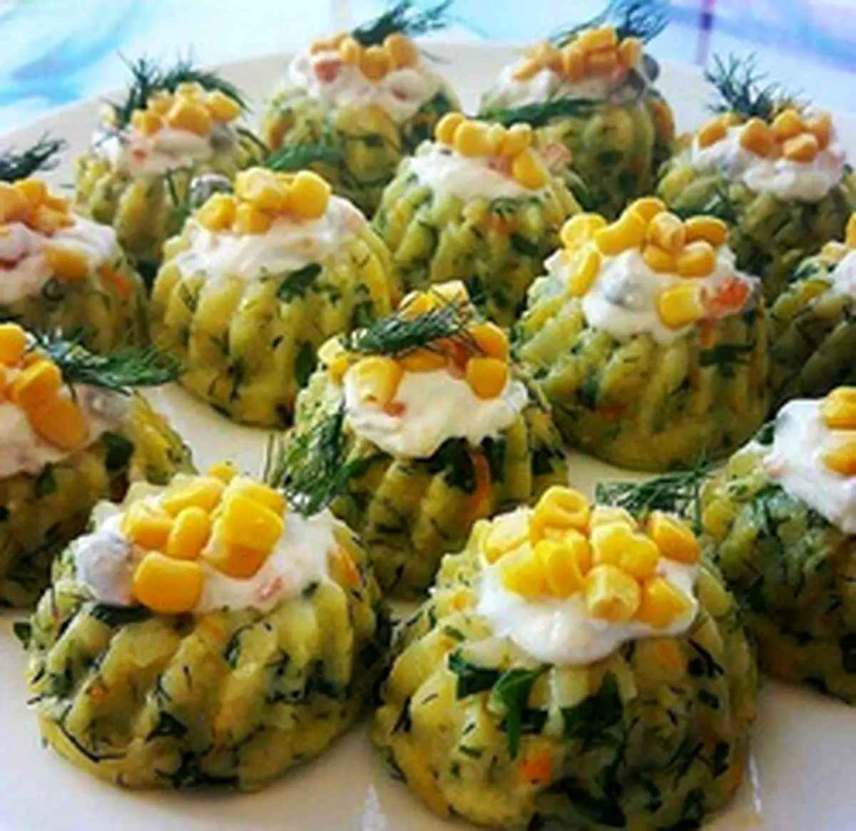 طرز تهیه سالاد سیب زمینی قالبی