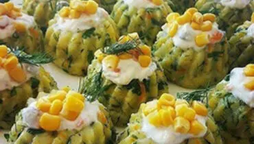 طرز تهیه سالاد سیب زمینی قالبی