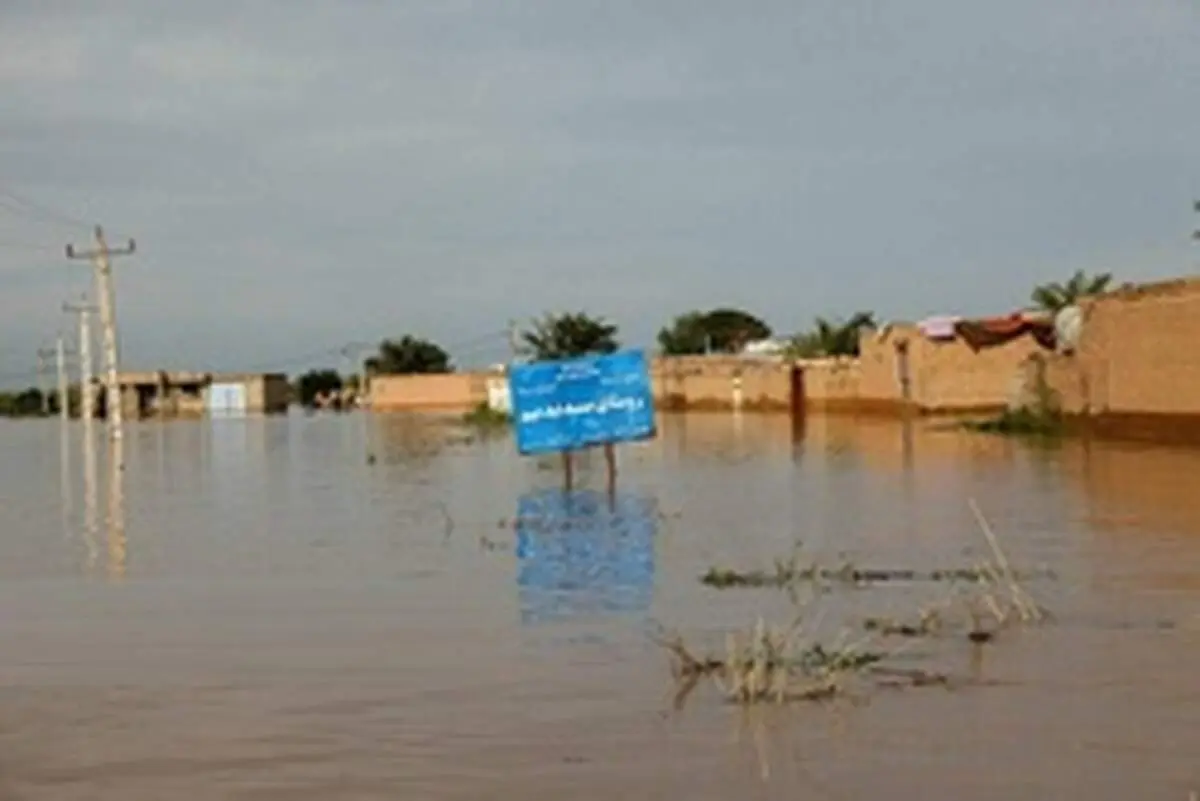 فروکش سیلاب در بخش مرکزی اهواز