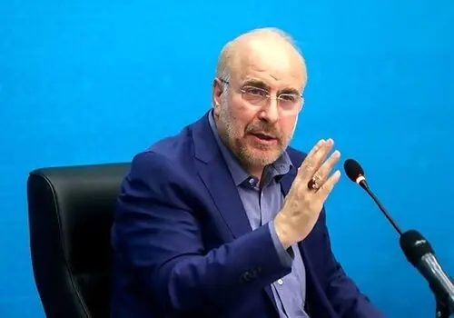 حضور رئیس مجلس در دفتر پزشکیان