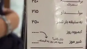 منوی عجیب یک کافه با یک آیتم متفاوت خبرساز شد!+فیلم
