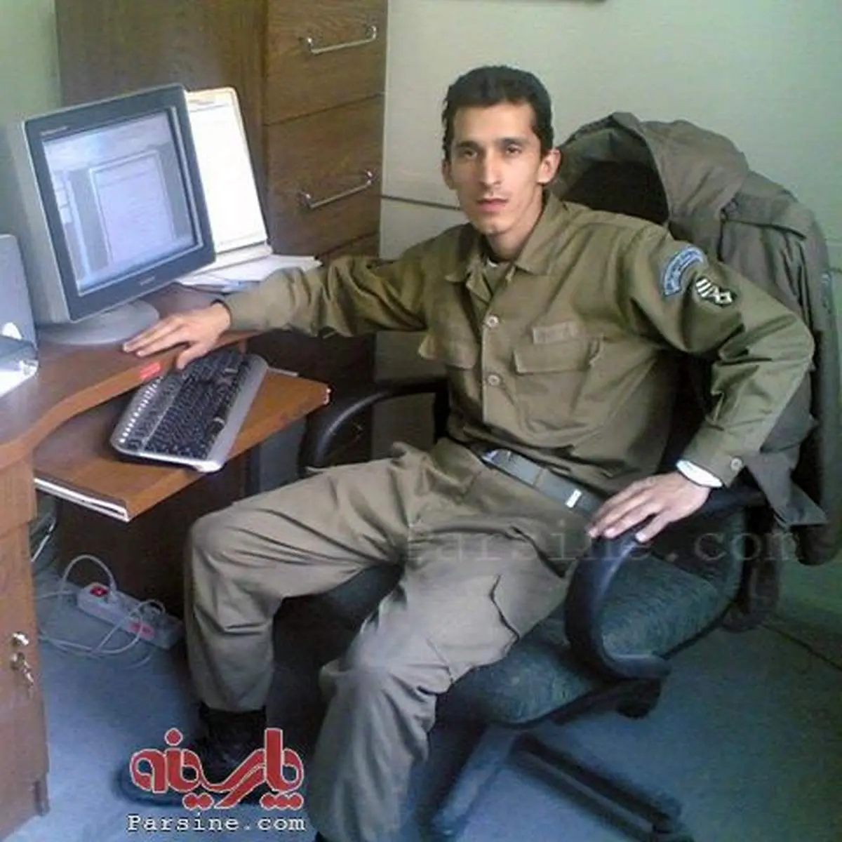 عکس:مرتضی پاشایی در دوران سربازی