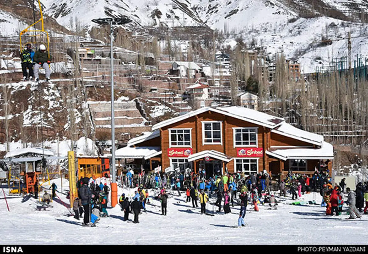 عکس/ پیست اسکی دربندسر تهران