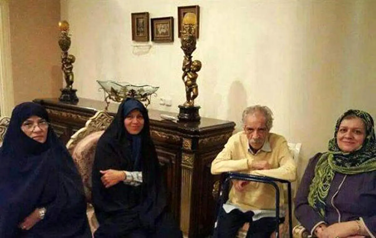 عکس: عیادت فائزه هاشمی از منصور پورحیدری