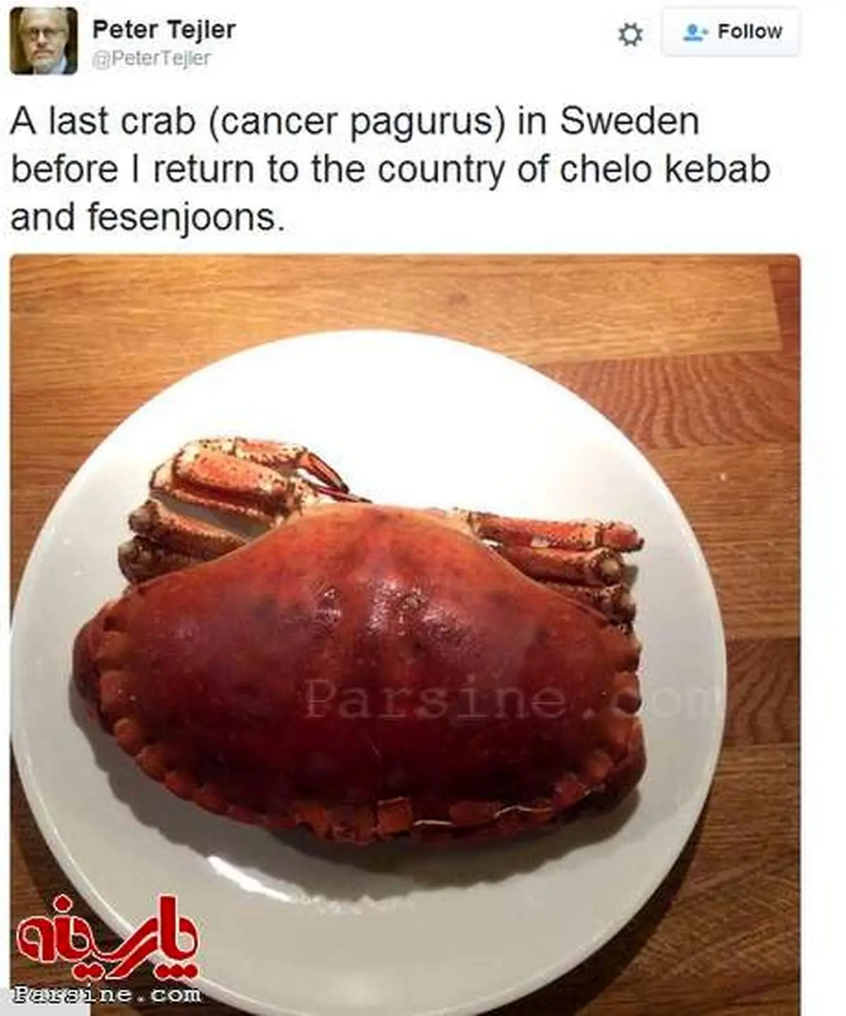 بازگشت به کشور چلوکباب و فسنجون!