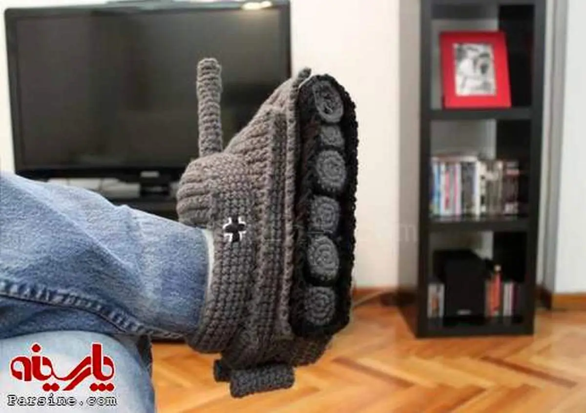 عکس/ جوراب با طرح تانک هیتلر