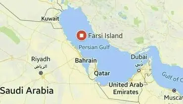 عکس:موقعیت توقیف دو شناور آمریکایی