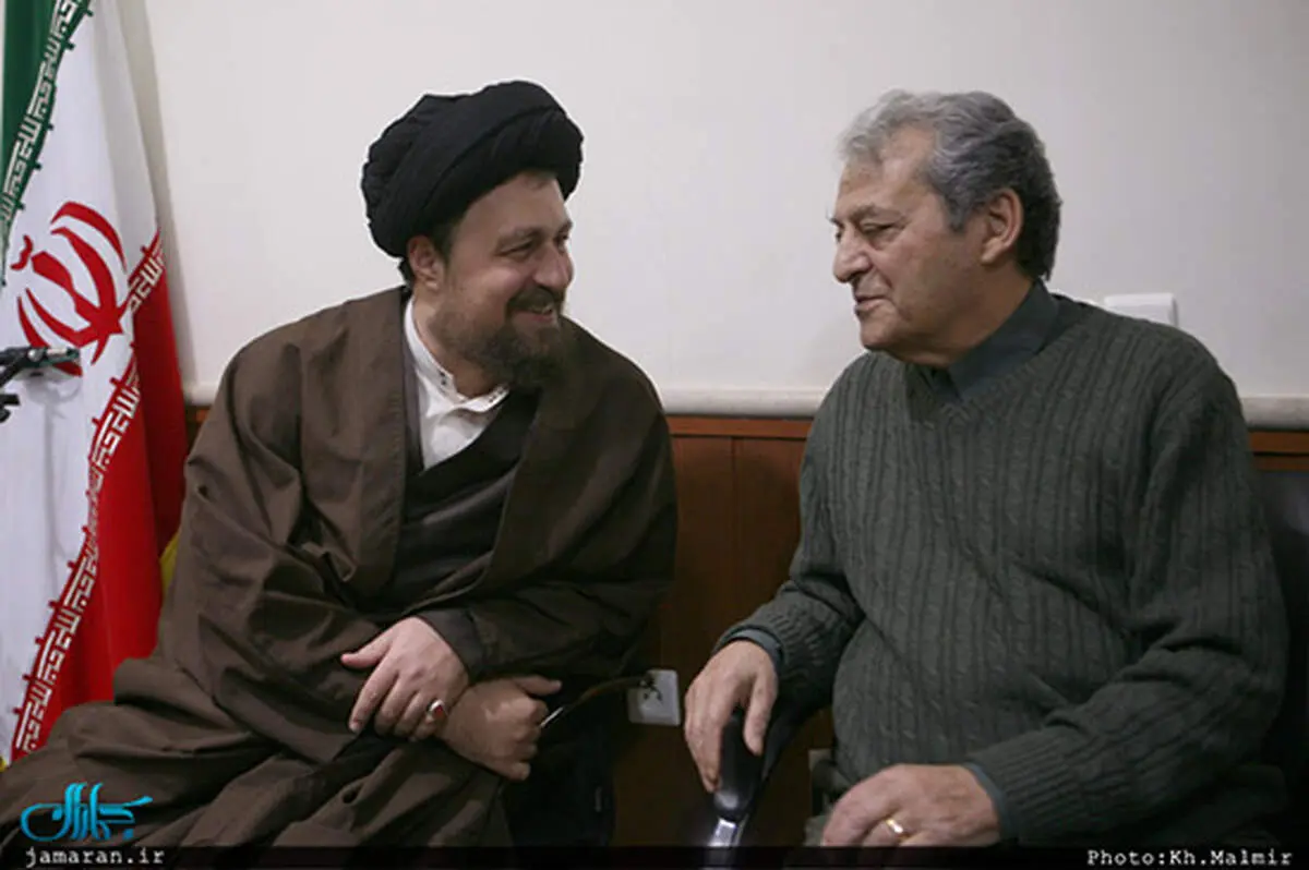 عکس: سرطلایی فوتبال ایران در کنار سیدحسن خمینی
