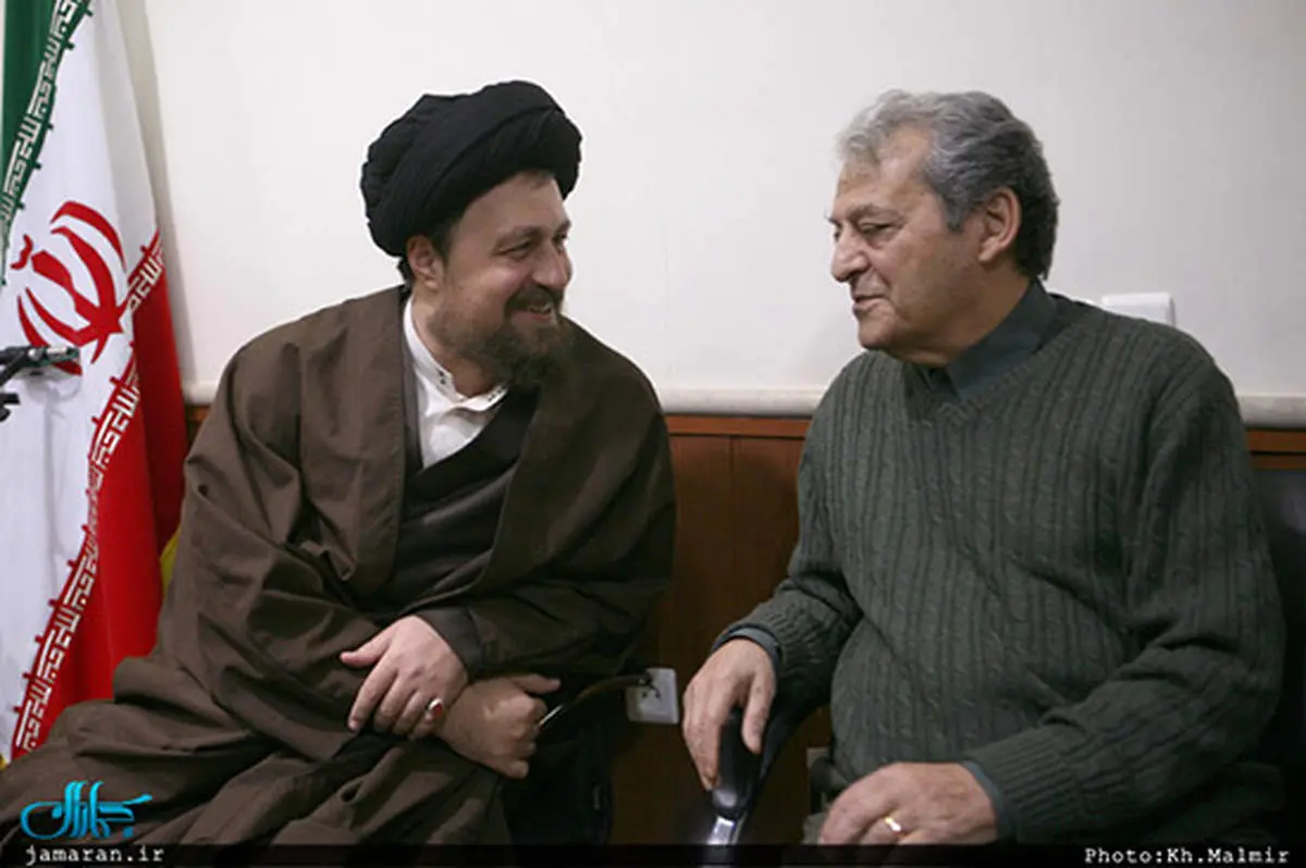 عکس: سرطلایی فوتبال ایران در کنار سیدحسن خمینی