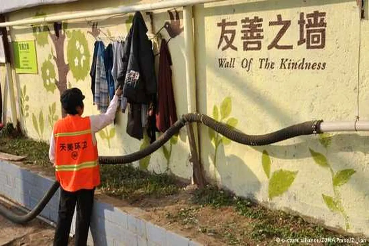 "دیوار مهربانی" چینی هم ظهور کرد