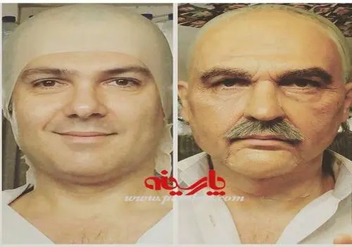 عکسی از زن اول کوروش تهامی که از ایران مهاجرت کرد