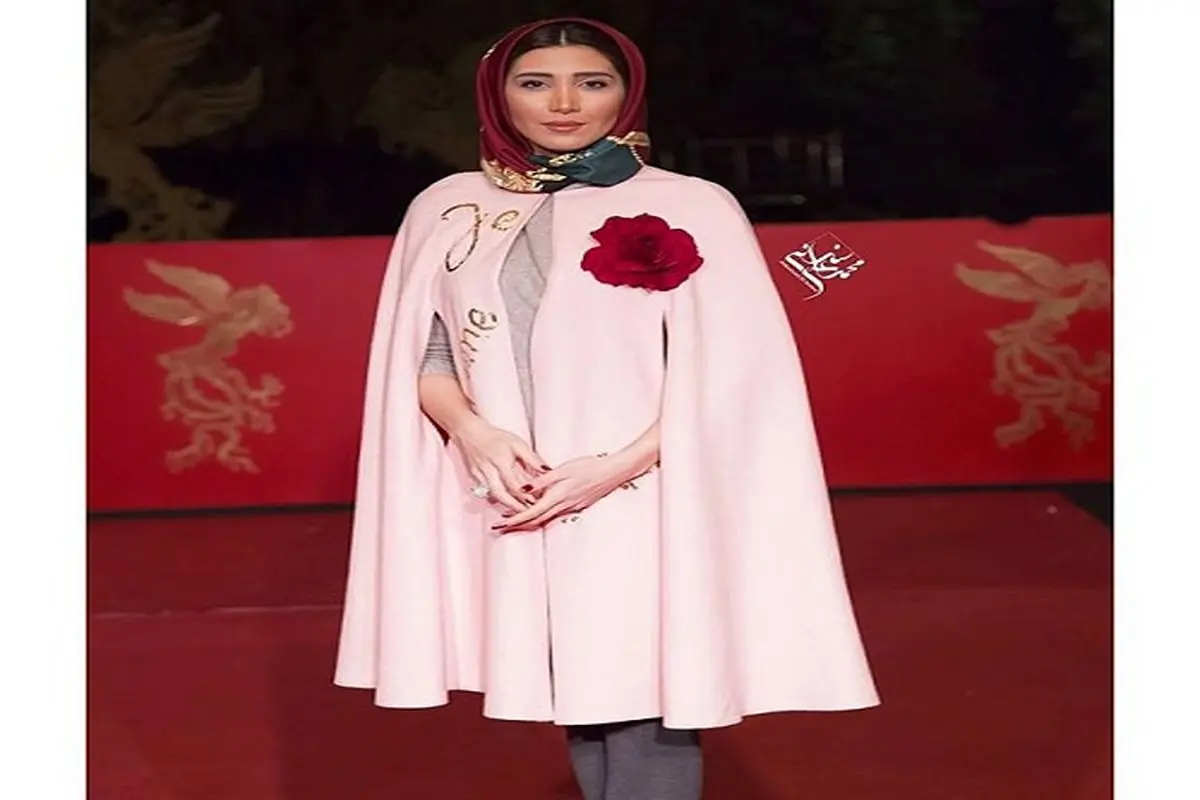 تیپ جالب دختر مجید مظفری در جشنواره+عکس