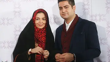 عکس: آزاده نامداری و همسر جدیدش سجاد عبادی در جشنواره فجر