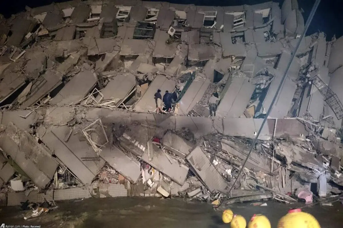 5 کشته در زلزله تایوان+عکس