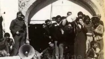 عکس/ سخنرانی ابوترابی قبل از پیروزی انقلاب