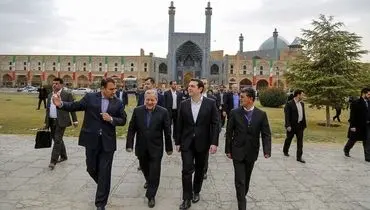 عکس/ اصفهان گردی نخست وزیر یونان