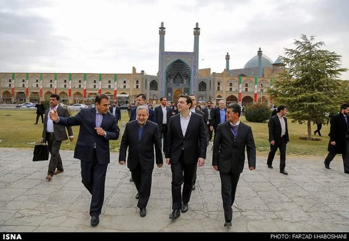 عکس/ اصفهان گردی نخست وزیر یونان