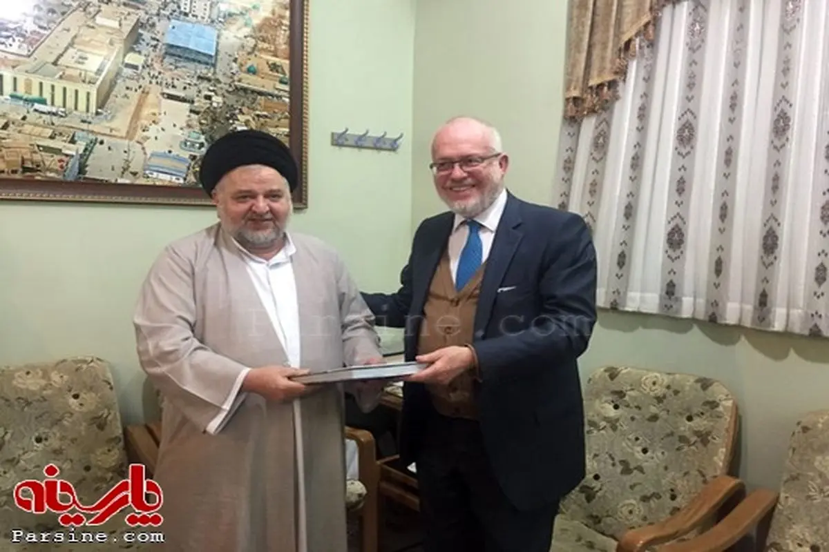دیدار سفیر سوئد در ایران با نمایندگان مراجع در قم