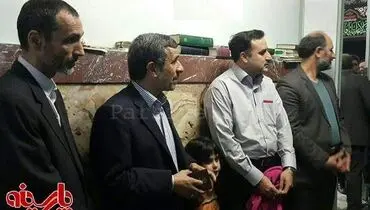 عکس/ احمدی نژاد و بقایی در صف رای
