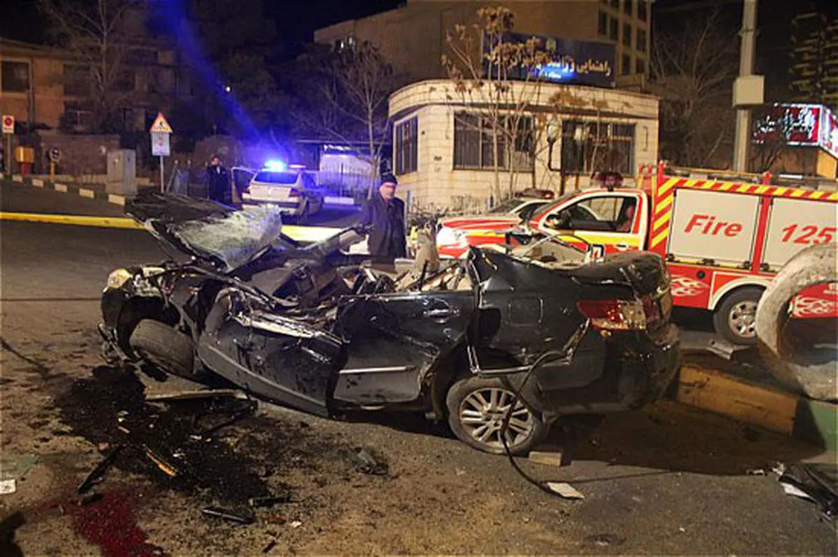 تصادف مرگبار تویوتا در تهران+عکس