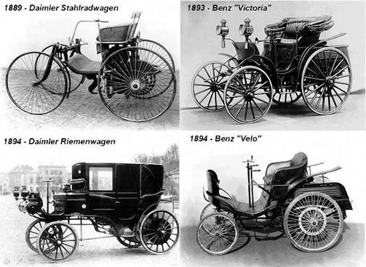 تصاویری از سیر تکاملی بنز