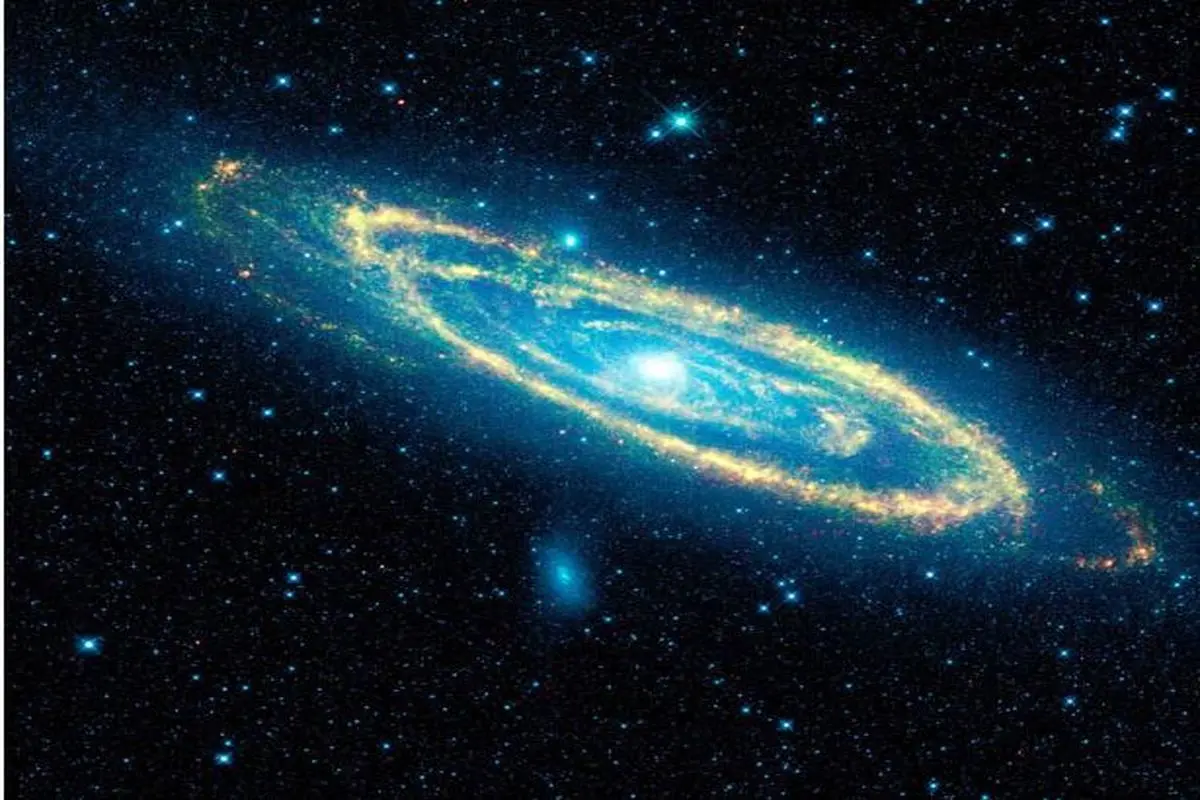 عکس : کهکشان بزرگ و زیبای آندرو مدا