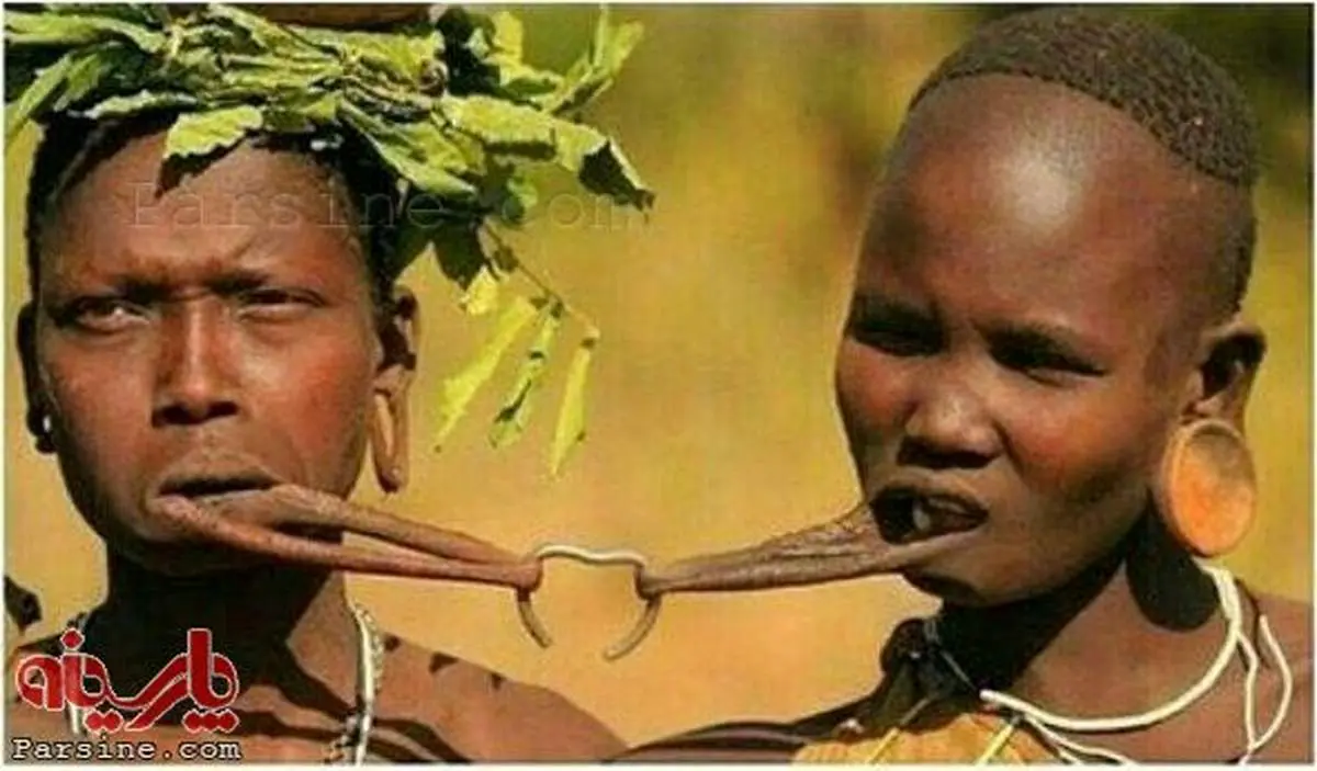 عکس:روش عجیب ازدواج در یکی از روستاهای آفریقا