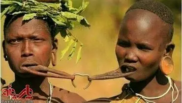 عکس:روش عجیب ازدواج در یکی از روستاهای آفریقا