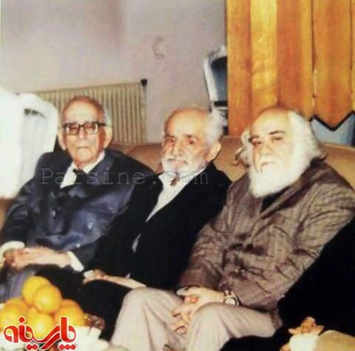 عکس:محمدرضا حکیمی، احمد آرام و محمود حسابی