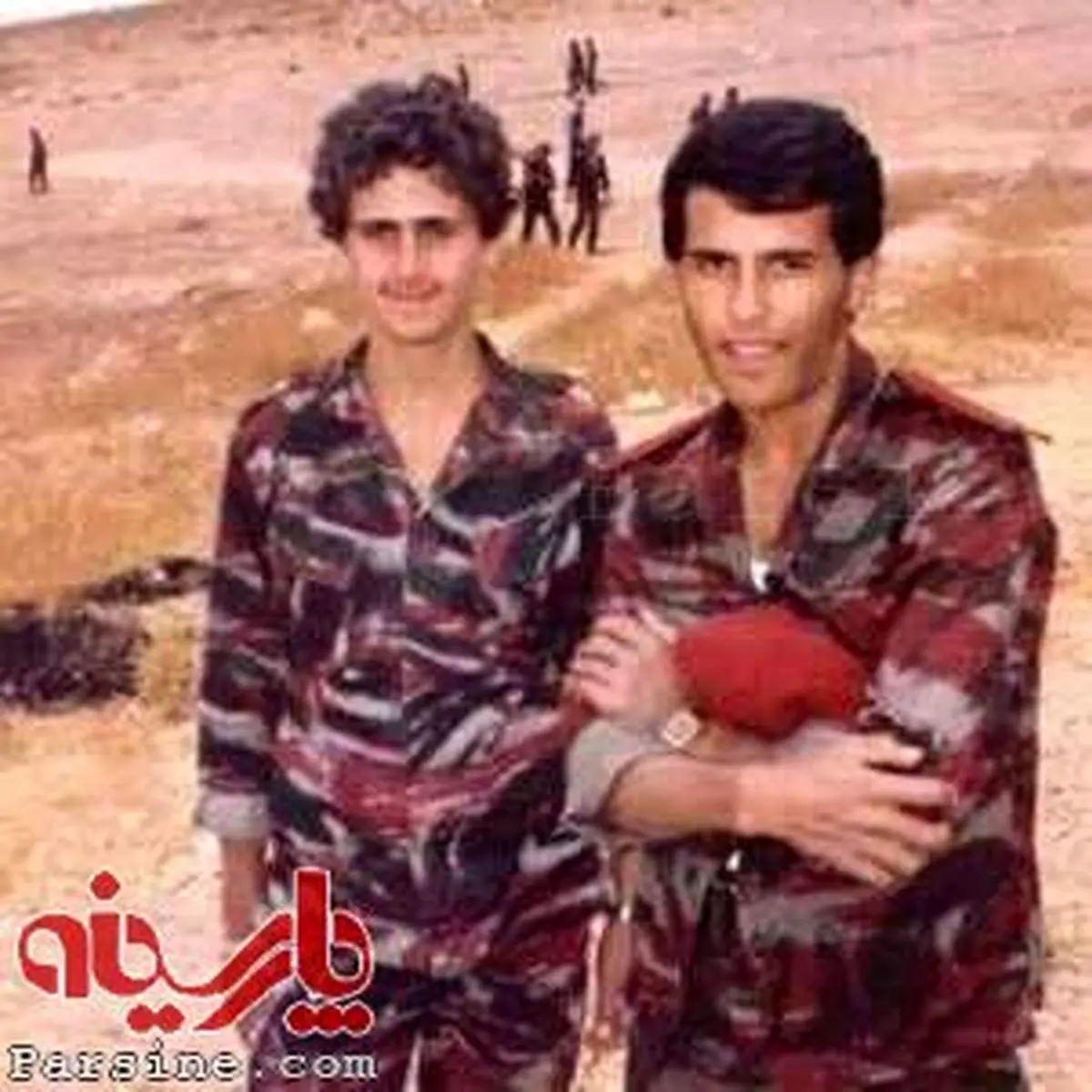 عکس:بشار اسد در نوجوانی در لباس نظامی