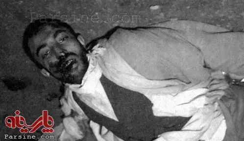 عکس:شهید نواب صفوی بعد از تیرباران