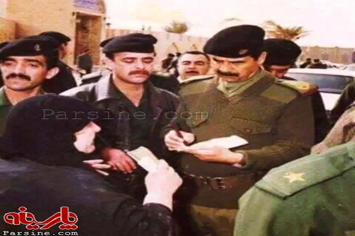 عکس:ژست های پوپولیستی صدام حسین در زمان قدرت
