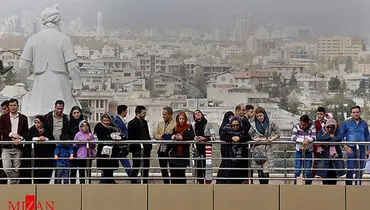 عکس: گردشگران نوروزی در برج میلاد
