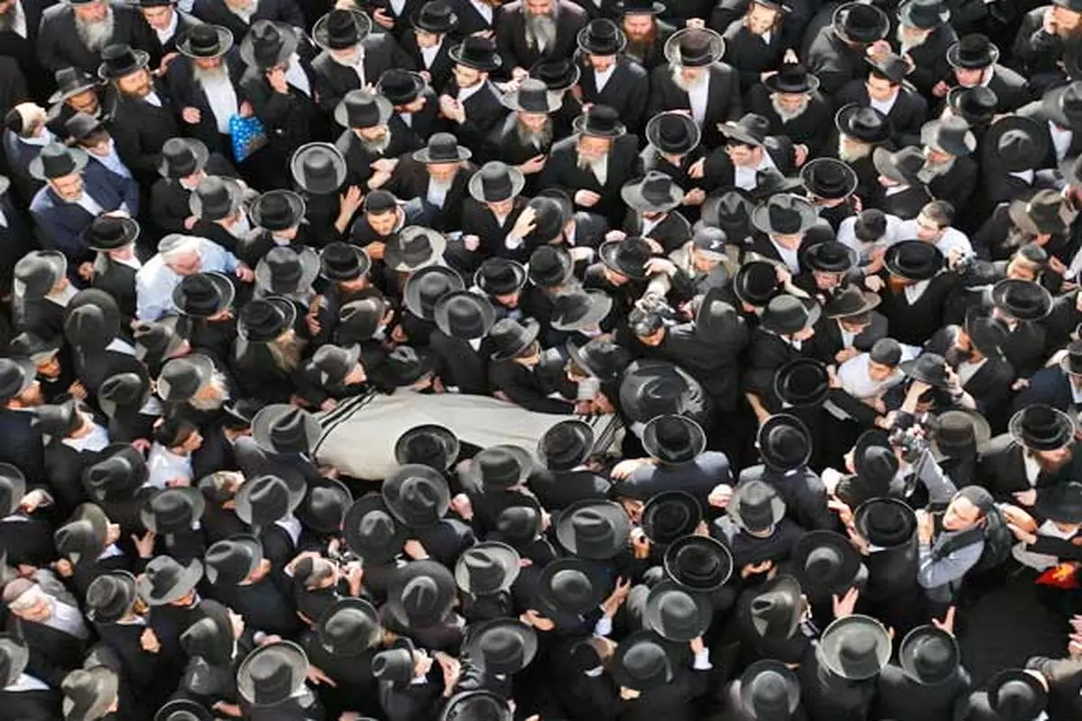 عکس :تشیع جنازه یک خاخام
