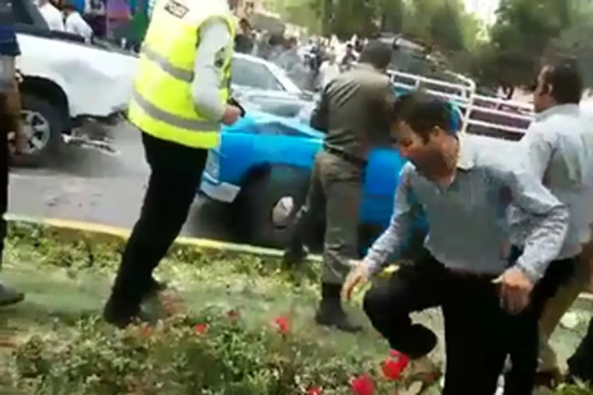 به قاتل نمی‌شود شلیک کرد اما به وانت خیار و گوجه، چرا! +فیلم