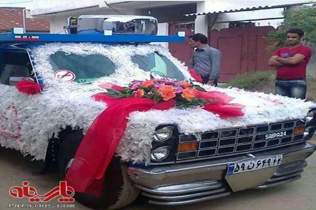 ماشین عروس متفاوت!