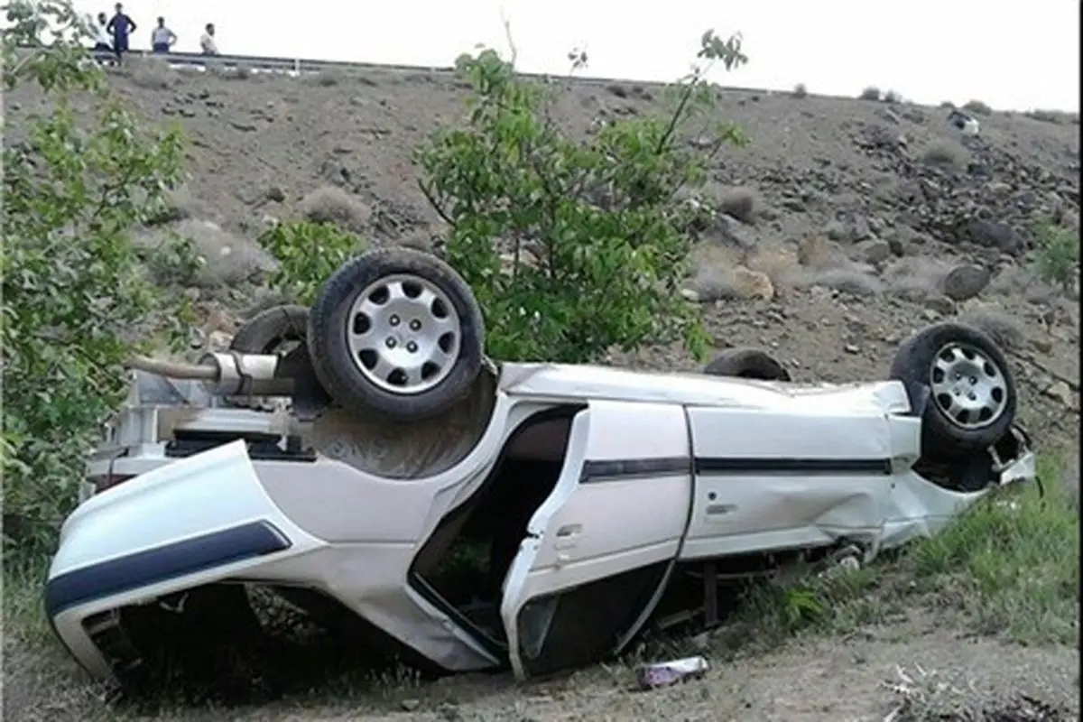 مرگ ۳ مرد در حادثه سقوط خودرو به دره امامزاده داود