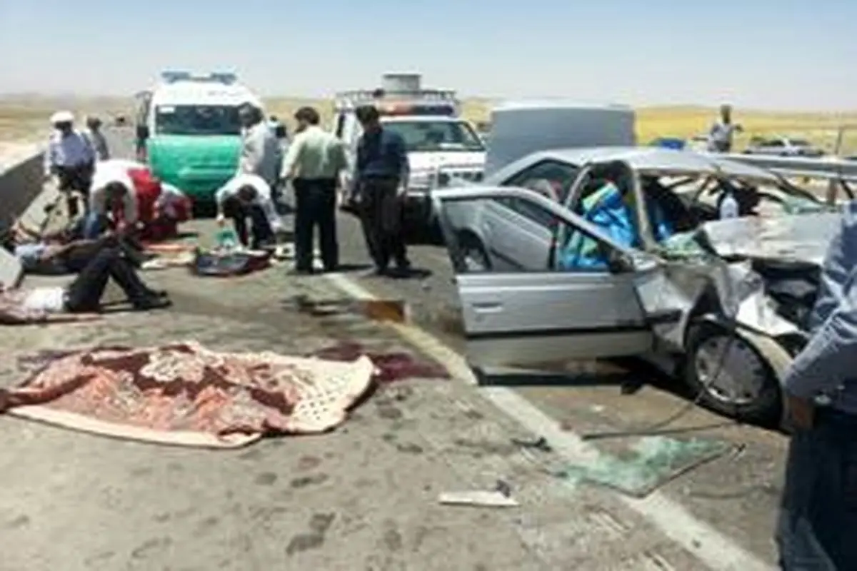 پنج کشته و مجروح در تصادف مسیر همدان به تهران