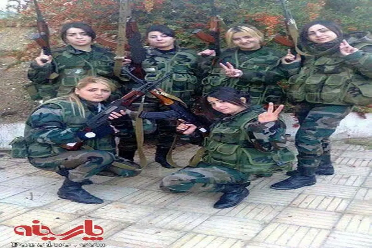 عکس:زنان عضو ارتش سوریه