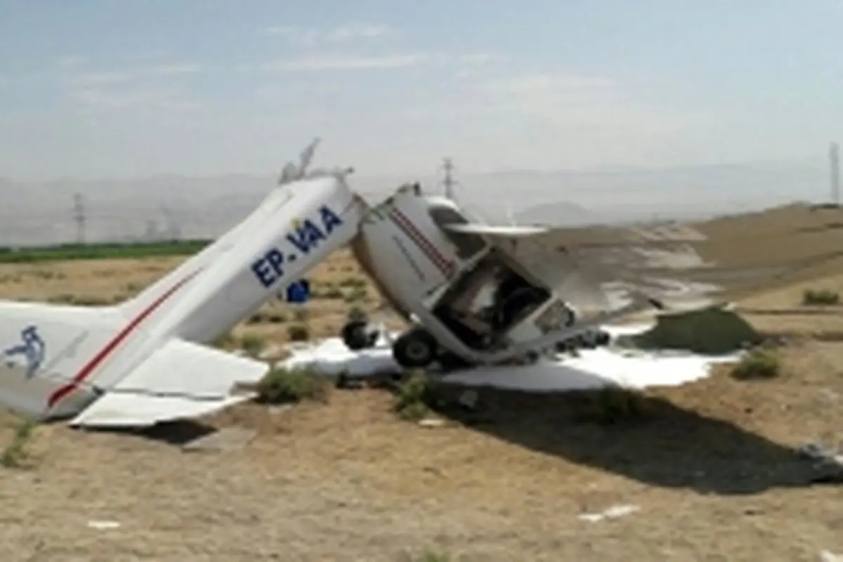 سقوط هواپیمای آموزشی و یک نفر کشته