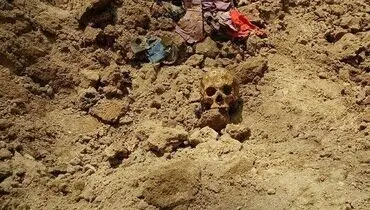 کشف گور دسته جمعی در آبادان