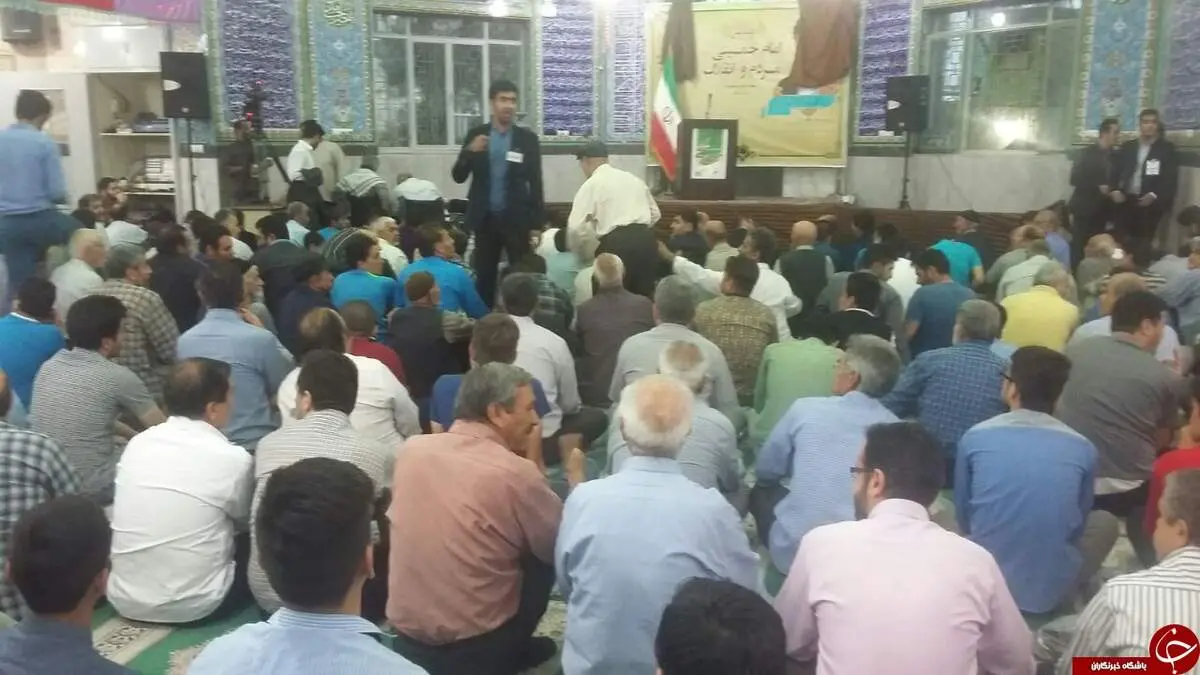 مصاحبه در راه احمدی نژاد+عکس