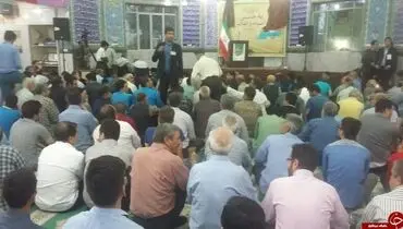مصاحبه در راه احمدی نژاد+عکس
