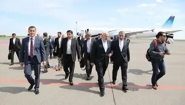 ظریف وارد قزاقستان شد
