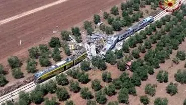 برخورد دو قطار در ایتالیا