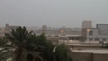 طوفان شن در زابل + تصاویر
