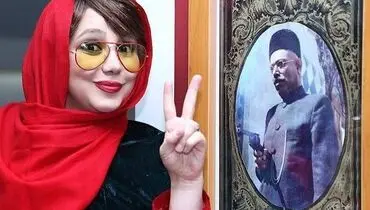 بهنوش بختیاری با ژستی متفاوت