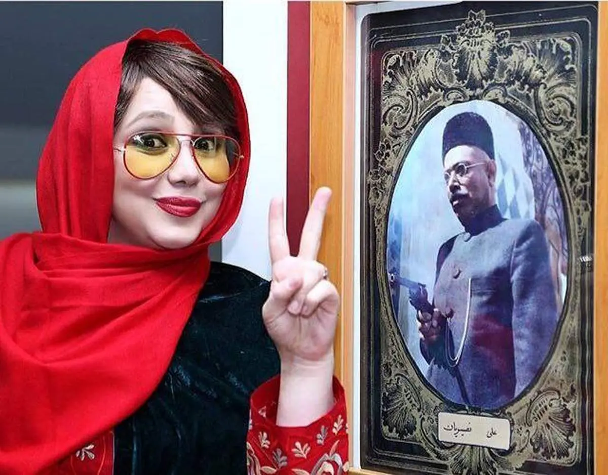 بهنوش بختیاری با ژستی متفاوت