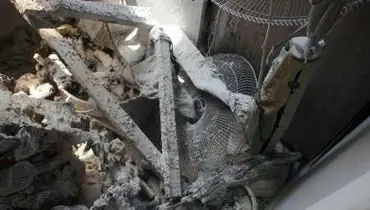 آتش سوزی در مسکن مهر انزلی