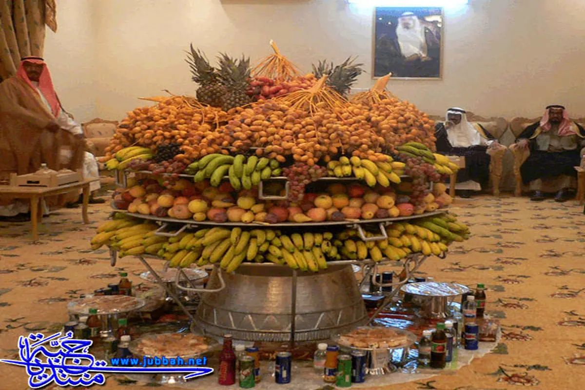عکس: سفره میوه به سبک سعودی ها!